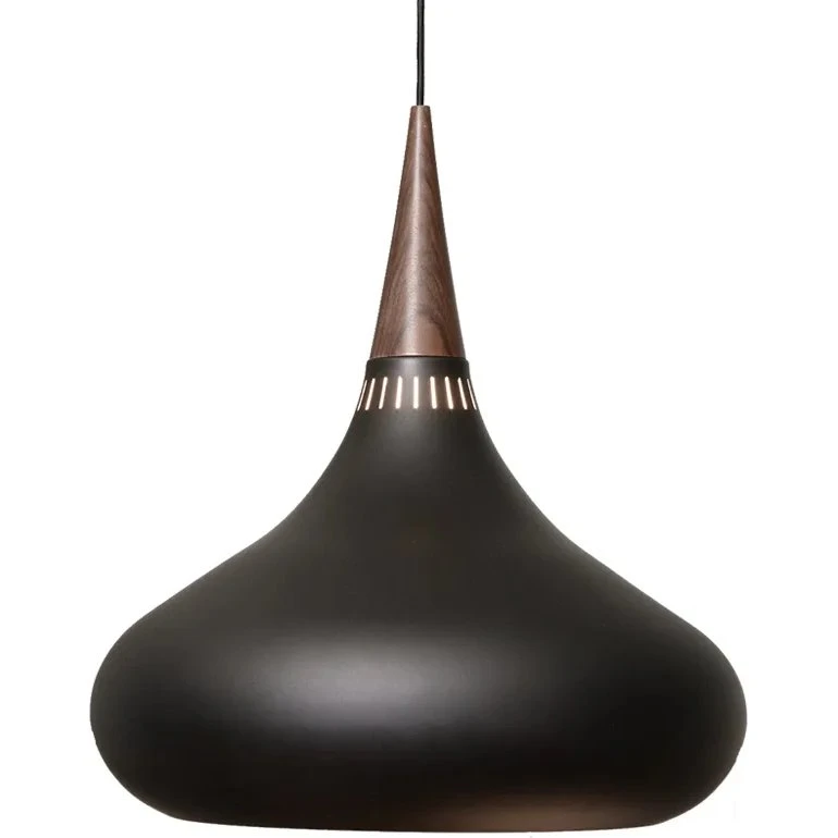 Fritz Hansen Lámpara colgante Orient P3 Negro/Rosa Ø 50 cm