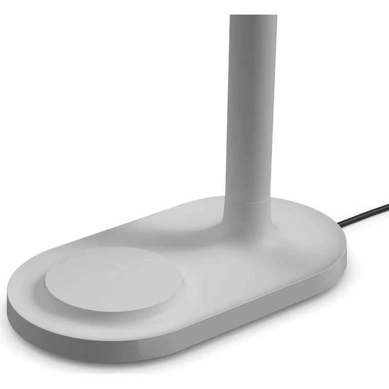 Eva Solo Lámpara de Mesa Emendo Gris con Cargador Qi
