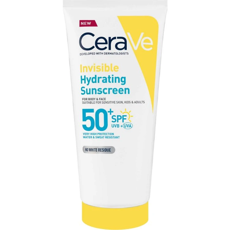 CeraVe Loción Protectora Invisible Hidratante SPF50+ 75 ml