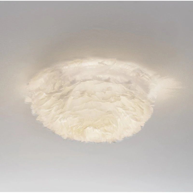 Umage Eos Up Lámpara de Techo y Pared de Plumas Blancas - 40 cm
