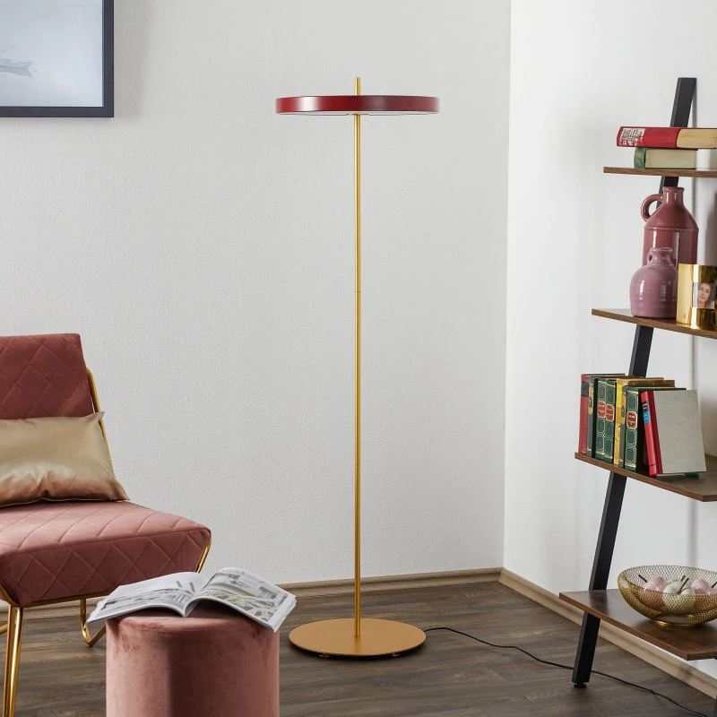 UMAGE Asteria Floor Lámpara de Pie LED Rojo Rubí