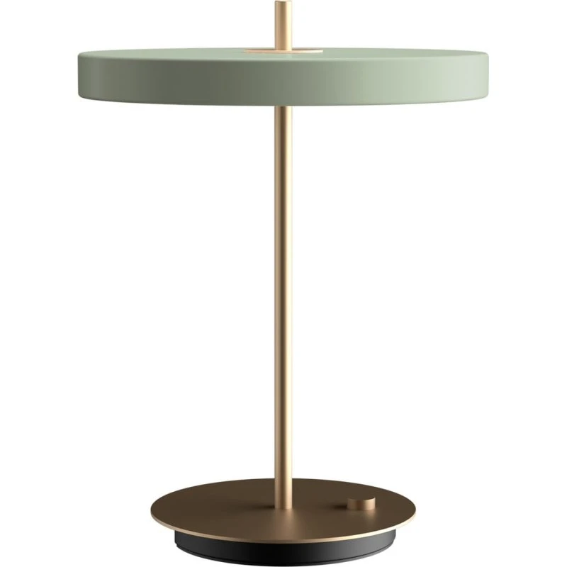 UMAGE Lámpara de mesa LED Asteria Verde Claro y Latón