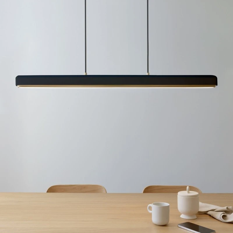 UMAGE Lámpara Colgante LED Hazel Branch, Negro/Latón, 100 cm