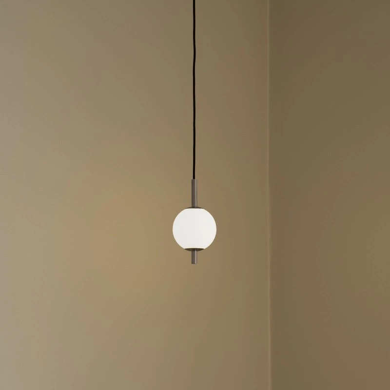 Lámpara colgante LED Audrey de UMAGE, color acero, Ø 12 cm