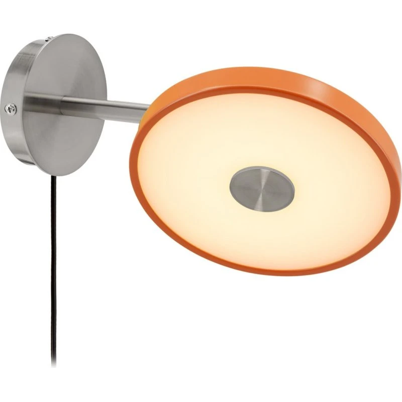 Aplique de pared LED UMAGE Asteria Short, Naranja y Acero