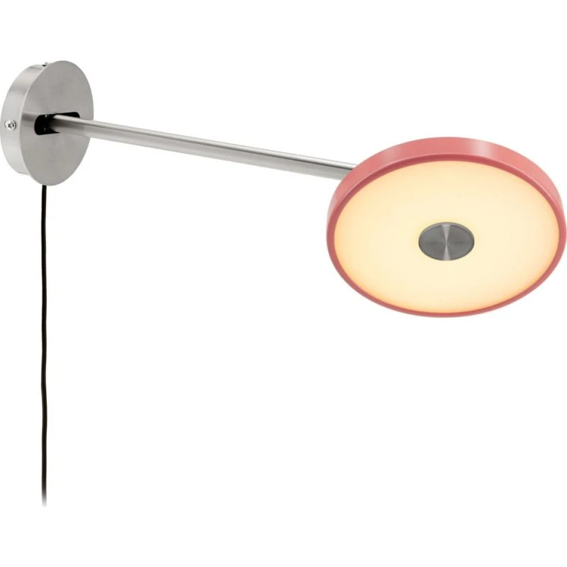 Aplique de pared LED UMAGE Asteria Long, Rosa y Acero