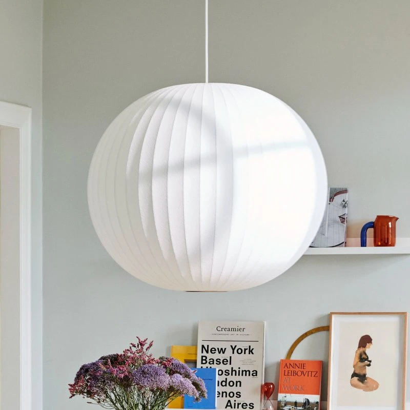 HAY Lámpara Colgante Nelson Ball Bubble L Off-White 68 cm