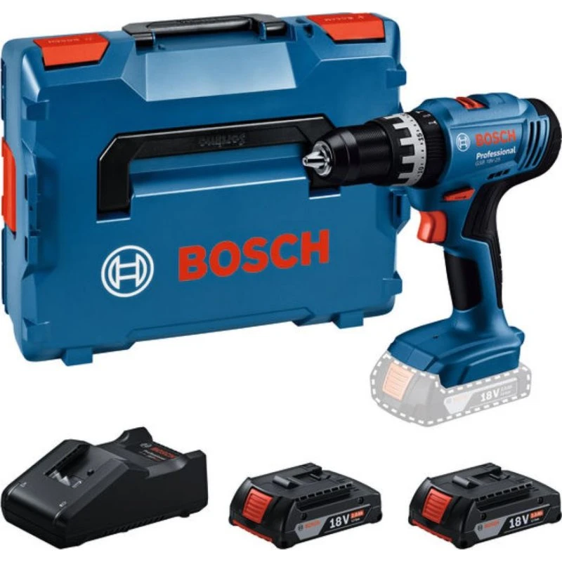 Bosch GSB 18V-25 Taladro Inalámbrico 2x 18V 2.0 Ah