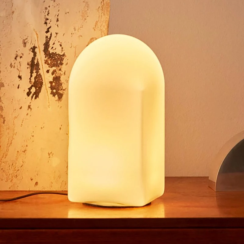 HAY Lámpara de mesa LED Parade Shell White 24 cm