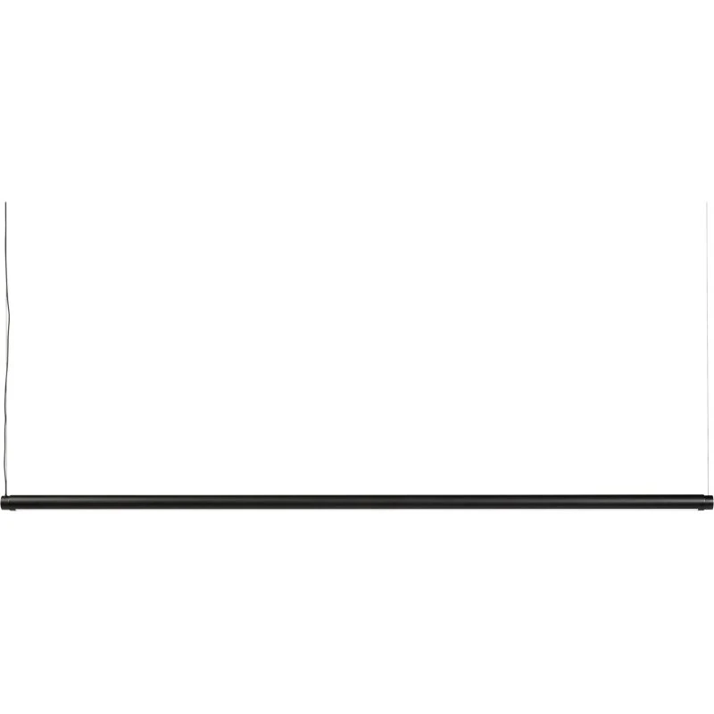 HAY Factor Linear 1500 Lámpara Colgante LED Diffused Negro