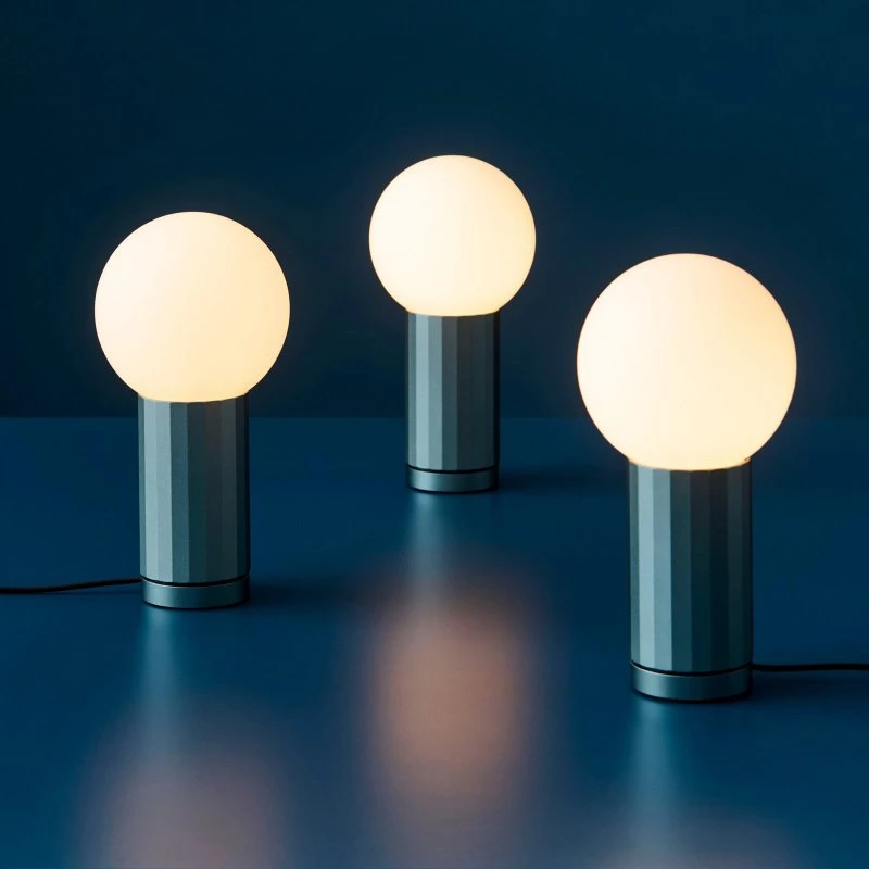 Lámpara de mesa LED HAY Turn On Azul - Atenuable