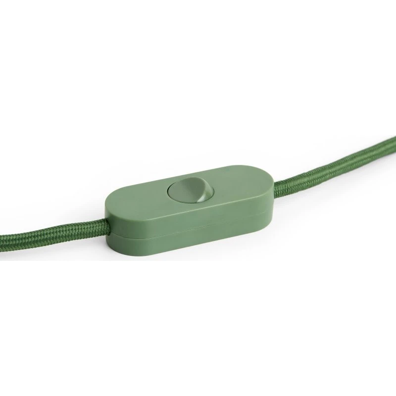 HAY Portalámparas COMMON E27 Verde con Cable de 2,4 m