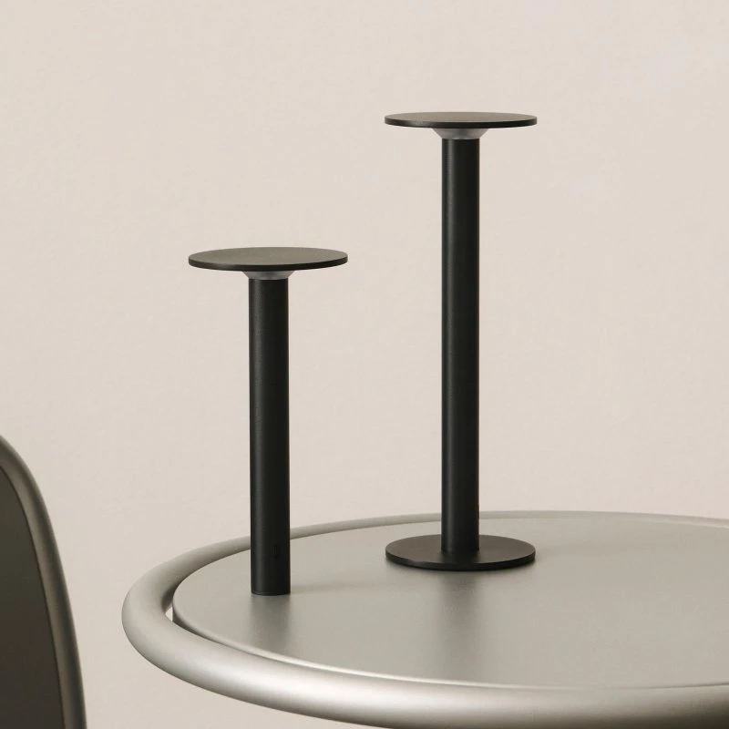 HAY Lámpara de mesa LED recargable HOST PORTABLE, antracita, 30 cm
