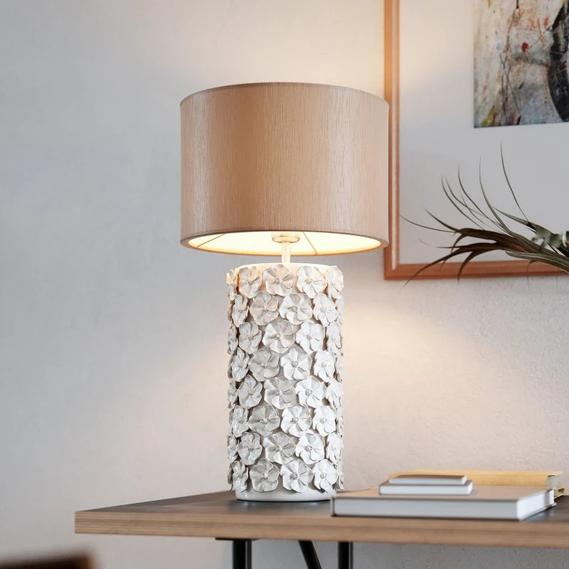 By Rydéns Lámpara de Sobremesa Fiore H54 Beige