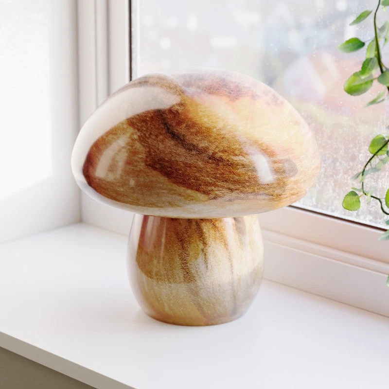 By Rydéns Lámpara de Mesa Mira Mushroom H30 Natur