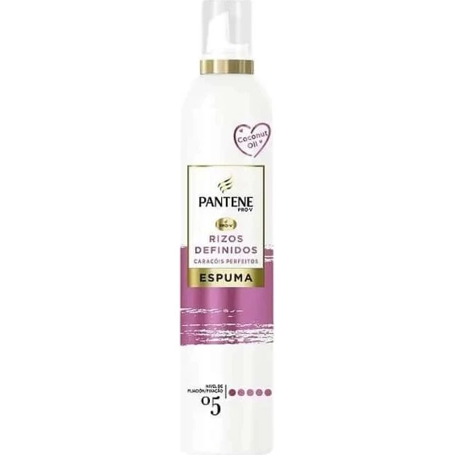 Pantene Espuma Rizos Definidos con Aceite de Coco 300 ml