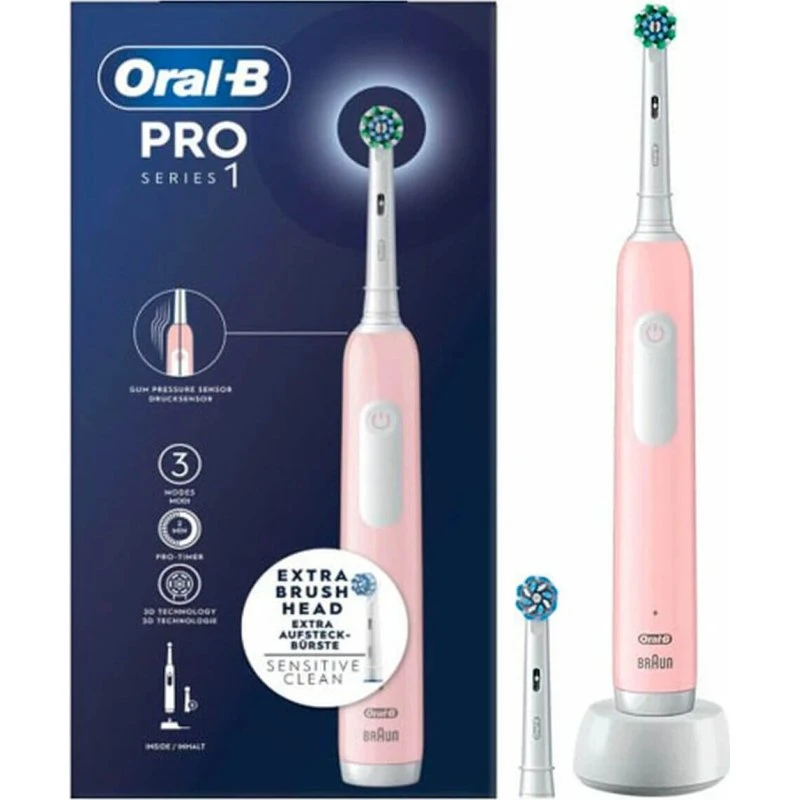 Oral-B Pro 1 Cepillo de Dientes Eléctrico Rosa