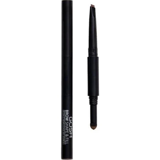 Gosh Brow Shape & Fill Rellenador de Cejas 2 en 1 - 001 Marrón