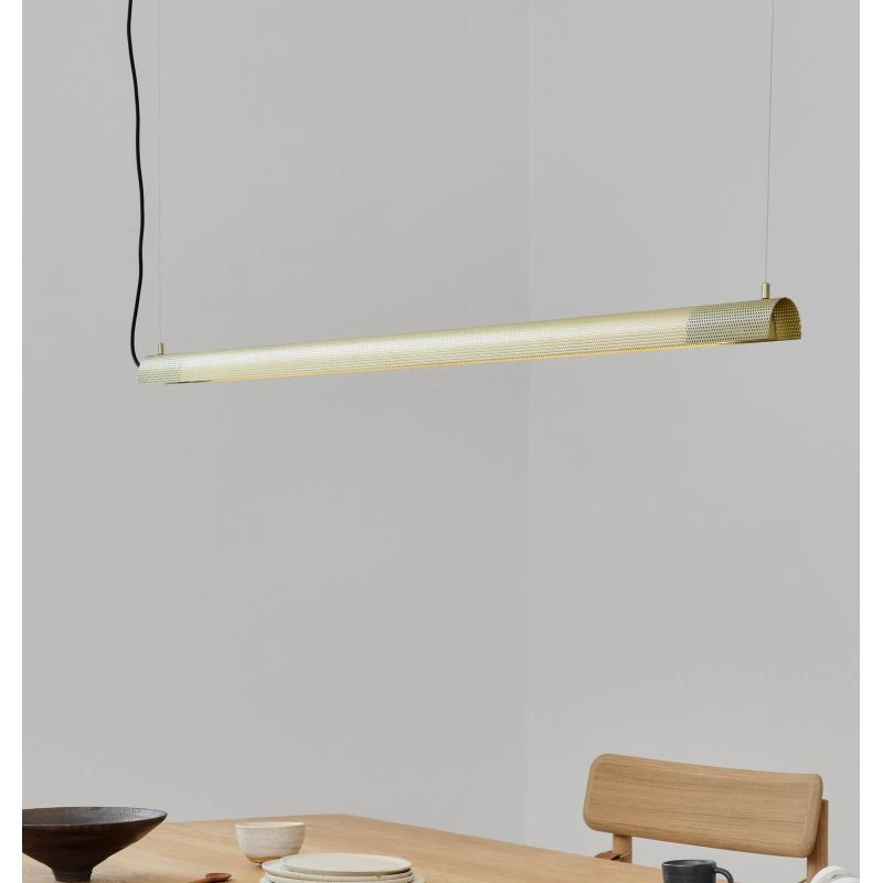 Lámpara colgante GEJST Radent latón 138 cm G13