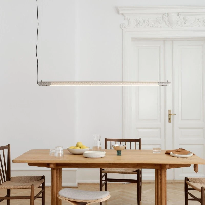 GEJST Lámpara colgante Radent Gris Acero 138 cm G13