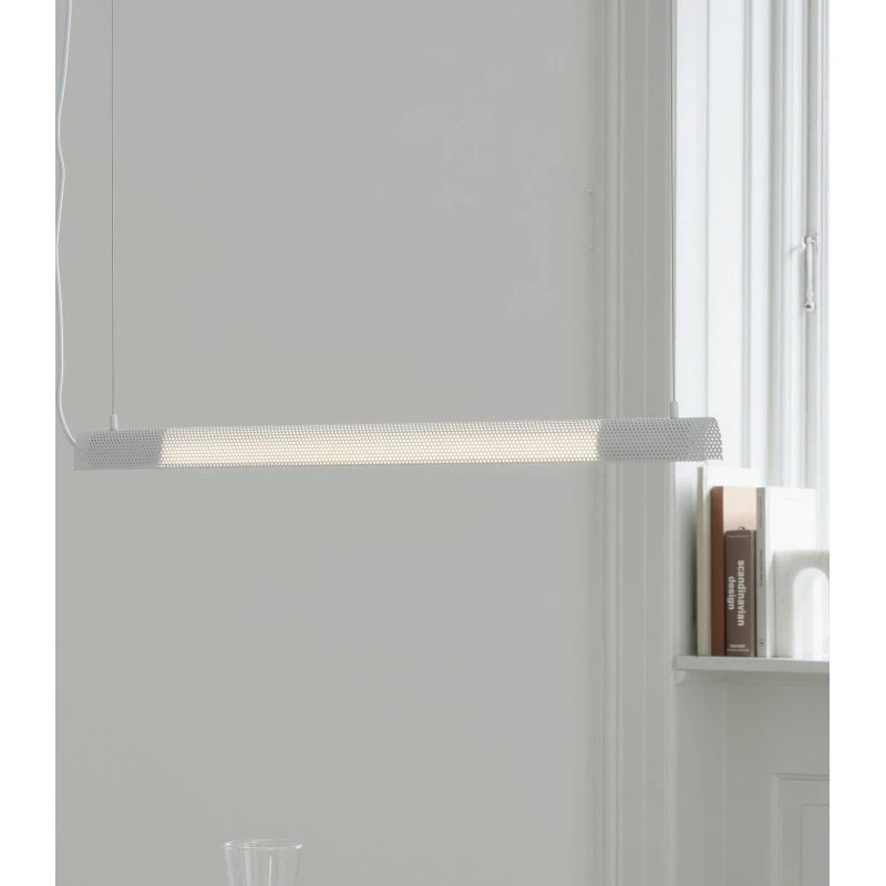 Lámpara colgante GEJST Radent blanca, 70 cm, G13