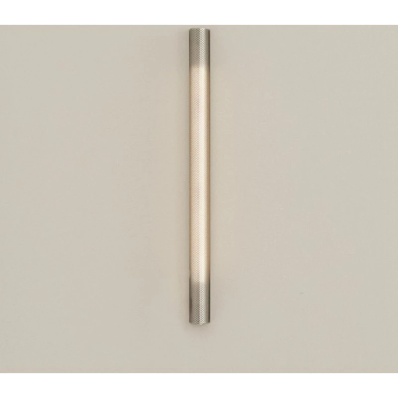 GEJST Aplique de pared Radent, gris acero, 70 cm