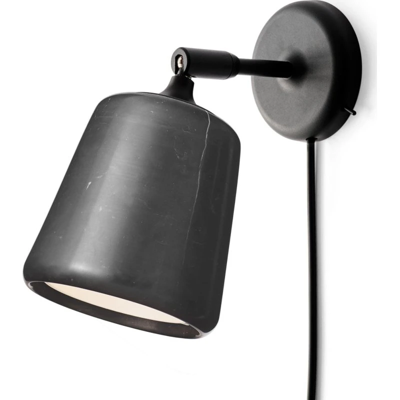 New Works Material The Originals Aplique de Pared Mármol Negro