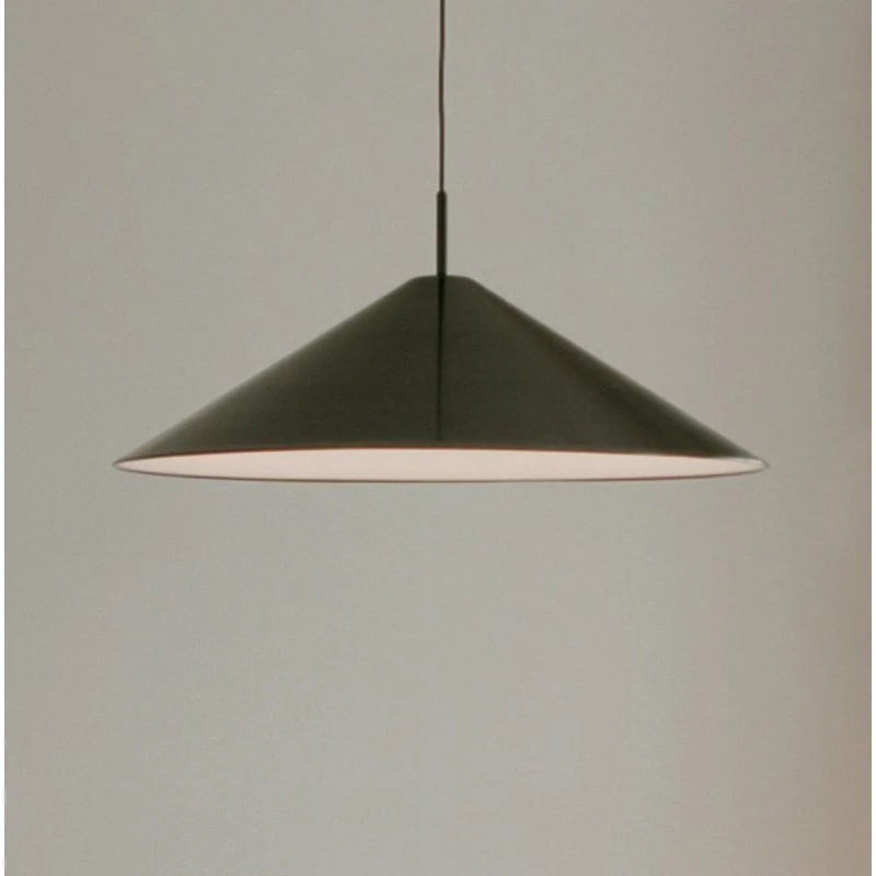 New Works Lámpara Colgante LED Brolly Ø70 cm, Aluminio Negro