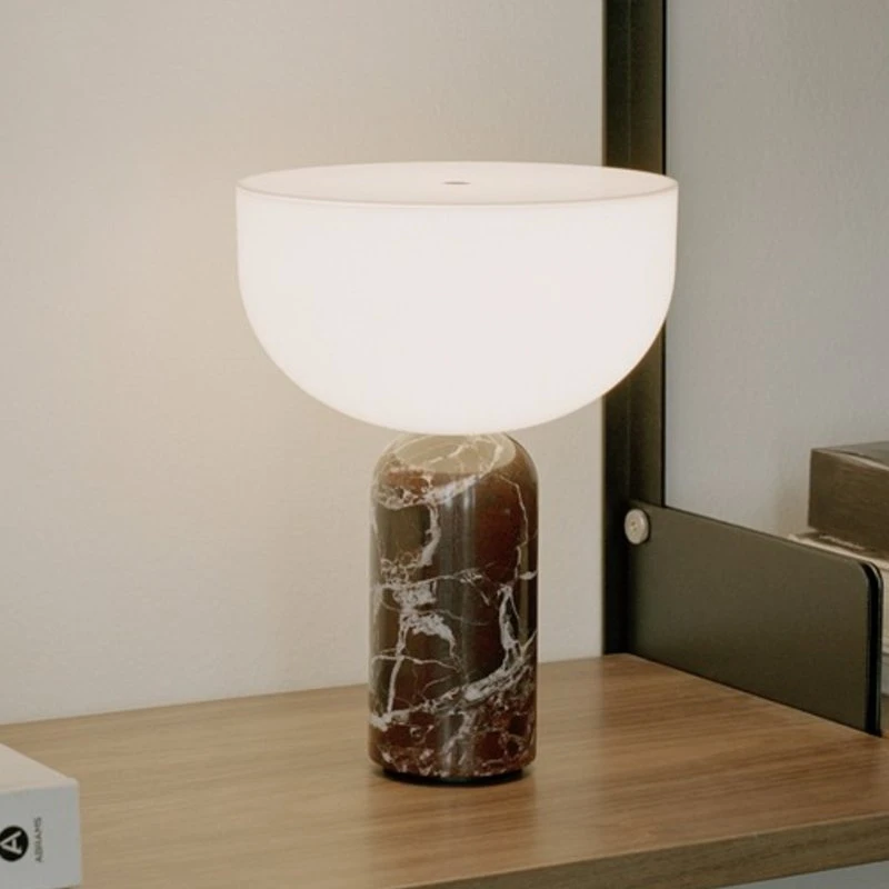 New Works Kizu Lámpara de Mesa Portátil Rosso Levanto