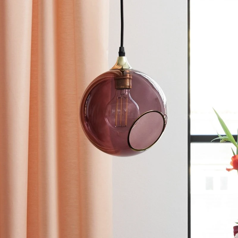 Design By Us Lámpara Colgante Ballroom Purple Rain, Morada, 20 cm