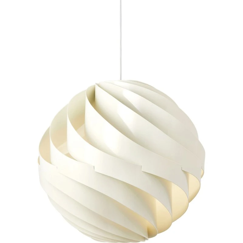 Gubi Lámpara Colgante Turbo Ø62 Glossy Alabaster White