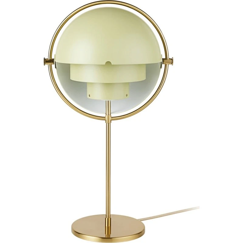 Gubi Lámpara de mesa Multi-Lite Brass/Desert Sage 50 cm