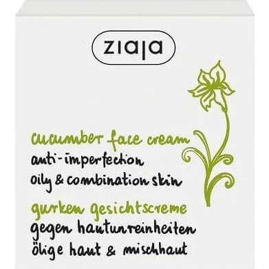Ziaja Crema Facial Pepino 50ml - Hidratante y Matificante