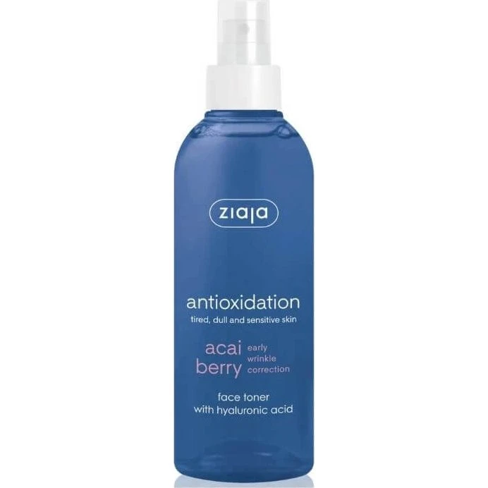 Ziaja Tónico Facial Antioxidante Acai Berry con Ácido Hialurónico 200 ml
