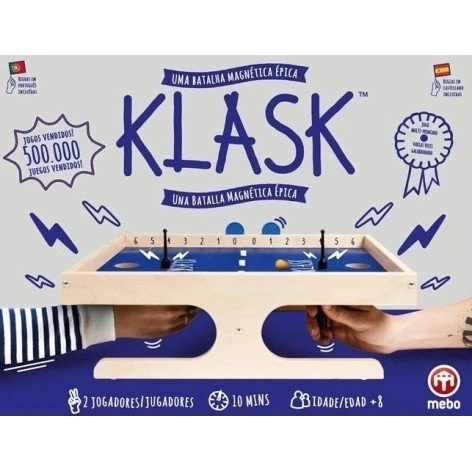 Klask Juego de Mesa de Habilidad Magnético