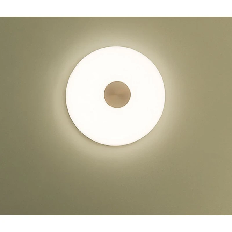 Northern Aplique de pared LED Glint, Ø 36 cm, cristal blanco opalino