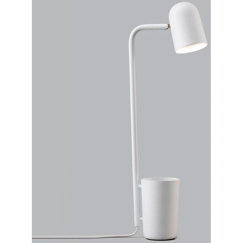 Northern Buddy Lámpara de Mesa y Portalápices Blanca