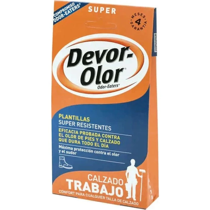 Devor Olor Plantillas Desodorantes para Calzado de Trabajo