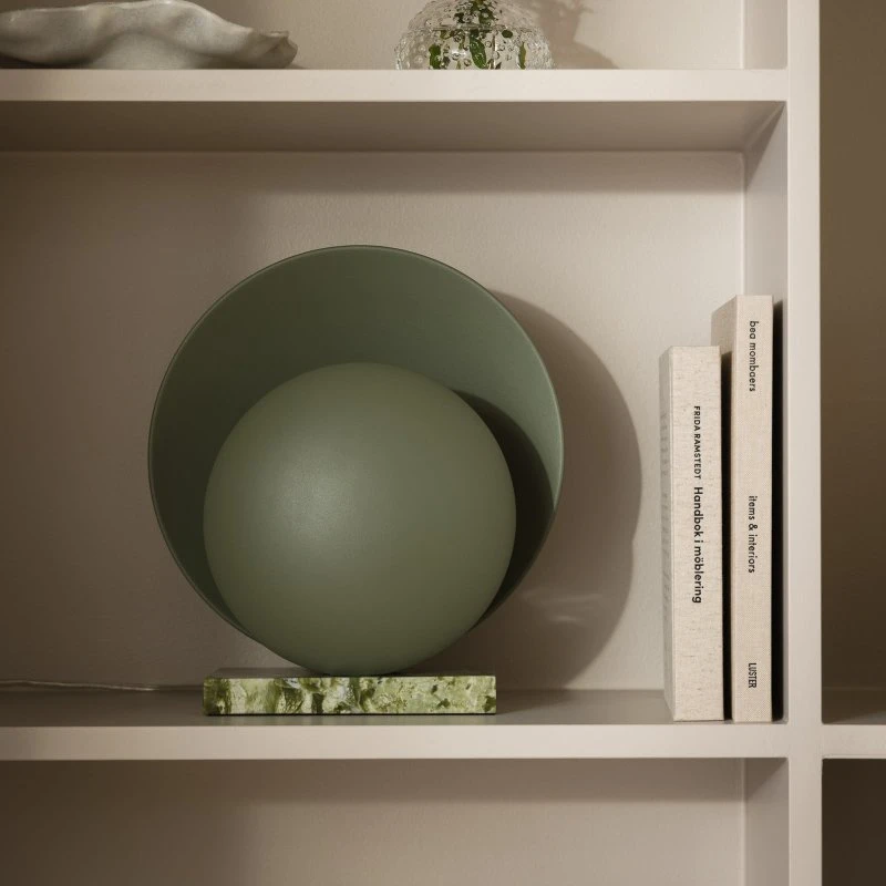 Globen Lighting Lámpara de mesa Orbit Mármol Verde - 32 cm