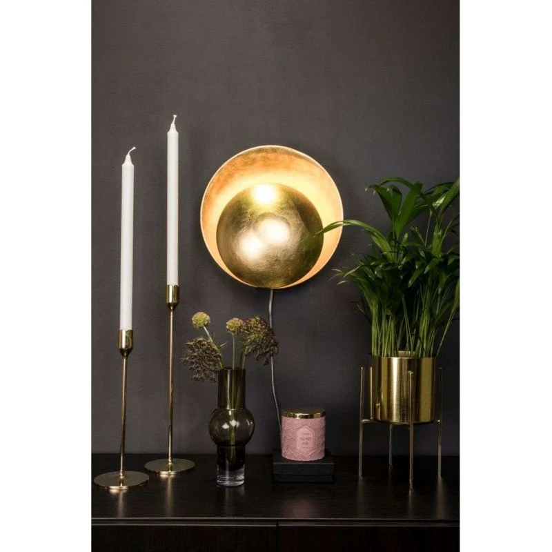 Aplique de pared Orbit Brass de Globen Lighting