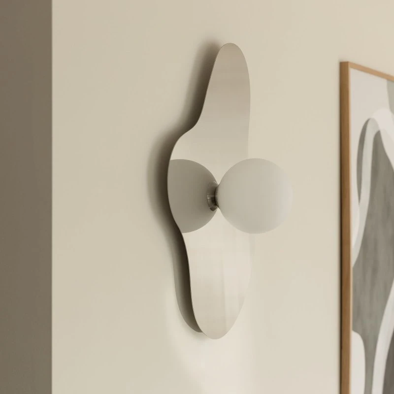 Globen Lighting Aplique de Pared Illusion Cromado y Cristal 60 cm