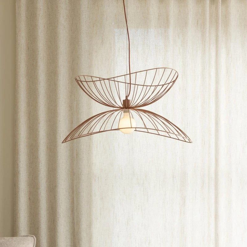 Globen Lighting Lámpara Colgante RAY Rosa Ø 70 cm