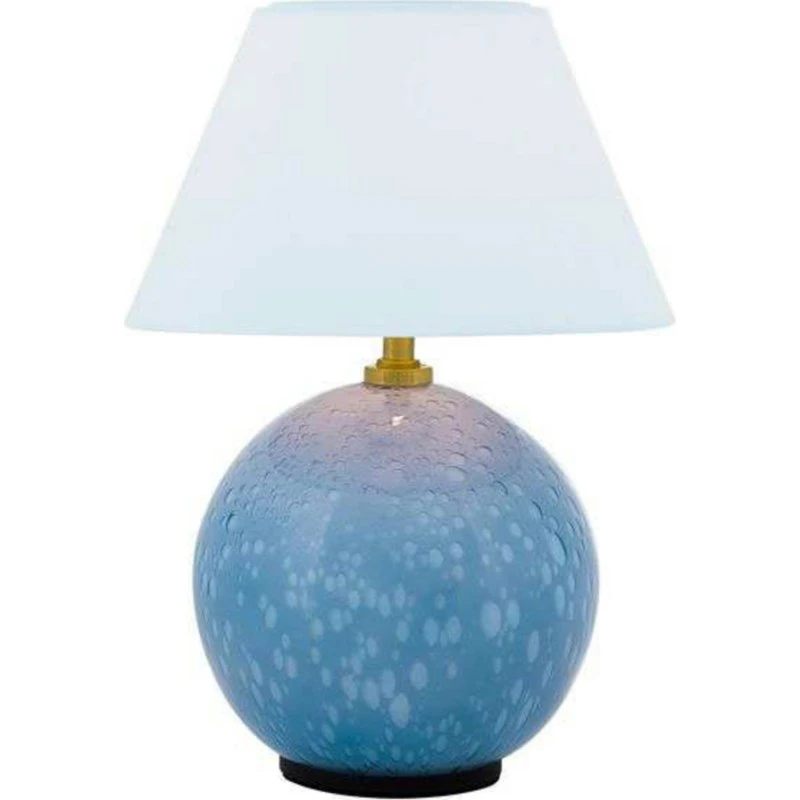 Globen Lighting Lámpara de mesa portátil Iris 16 Azul Paloma
