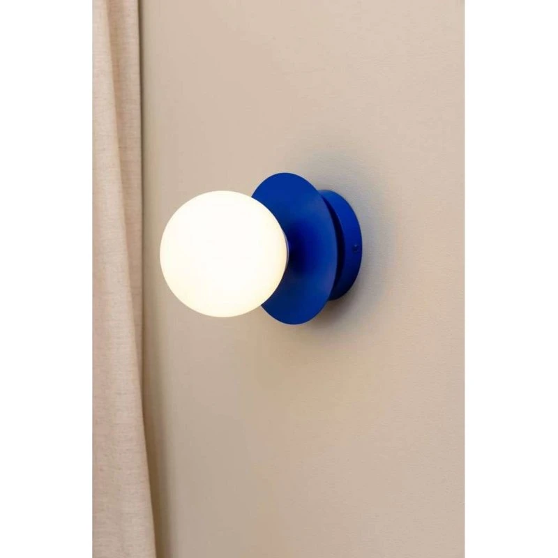 Globen Lighting Plafón Art Decó Azul/Blanco IP44