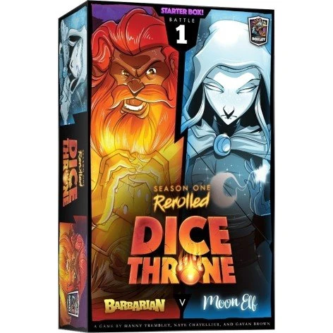 Dice Throne Temporada 1 Rerolled: Bárbaro VS Elfa Lunar