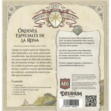 The Guild of Merchant Explorers: Órdenes Especiales de la Reina