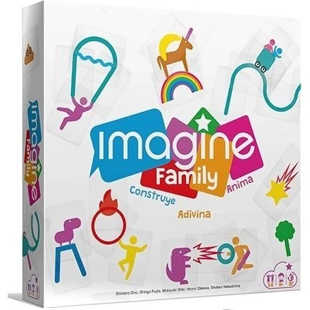 Asmodee Imagine Family - Juego de Cartas para Toda la Familia