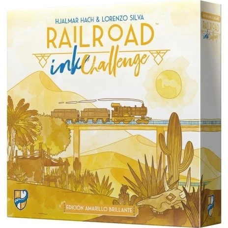 Railroad Ink Edición Amarilla - Juego de Mesa de Ingenio