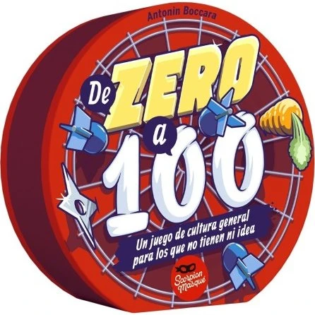 Asmodee De Zero a Cien - Juego de Cartas de Cultura General