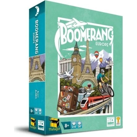 Boomerang: Europa - Juego de Cartas de Viaje